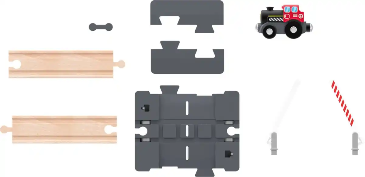 Bild 2 von KIDLAND® Mechanischer Bahnübergang, 5-teilig