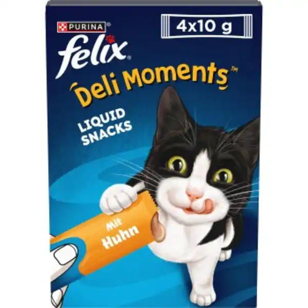Bild 1 von Felix Katzensnack Deli Moments Huhn 44x10 g
