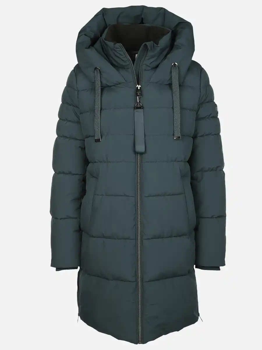 Bild 1 von Damen Steppmantel mit Kapuze Türkis