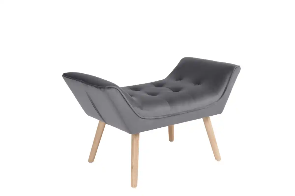 Bild 3 von Hocker, ca. 90 x 48 x 54 cm - Dunkelgrau