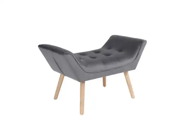 Bild 3 von Hocker, ca. 90 x 48 x 54 cm - Dunkelgrau