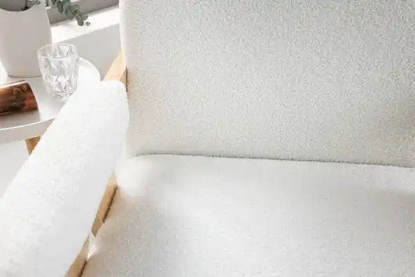 Bild 3 von Polsterstuhl mit Armlehnen, ca. 70B x 80,5T x 86H cm - Weiß