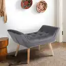 Bild 1 von Hocker, ca. 90 x 48 x 54 cm - Dunkelgrau