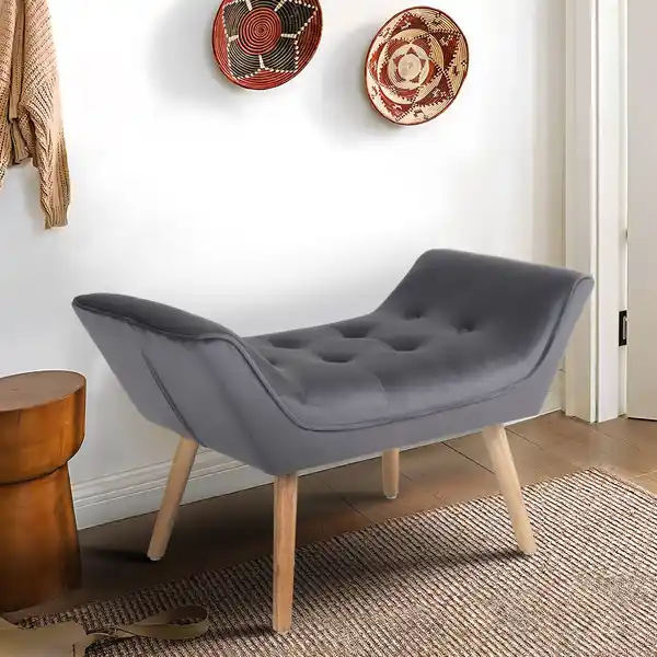 Bild 1 von Hocker, ca. 90 x 48 x 54 cm - Dunkelgrau