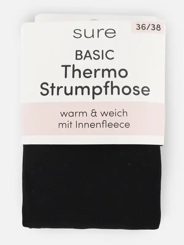 Bild 1 von Thermo Strumpfhose, blickdicht Schwarz