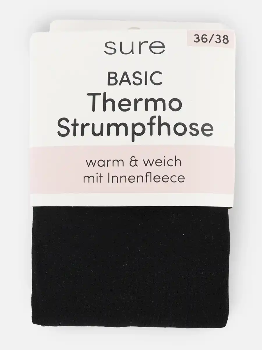 Bild 2 von Thermo Strumpfhose, blickdicht Schwarz