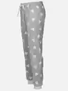 Bild 3 von Damen Kuschelfleecehose mit Motiv Weiß