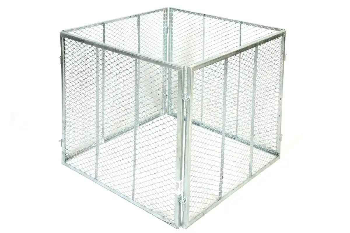 Bild 4 von Komposter, Stahl und feuerverzinkt, ca. 80 x 80 x 70 cm