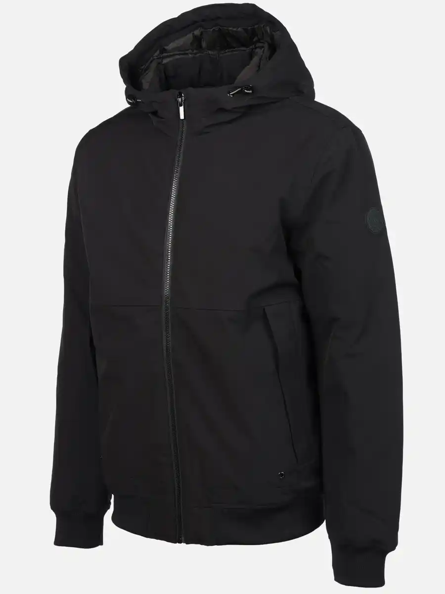 Bild 3 von Herren Jacke mit Kapuze Schwarz