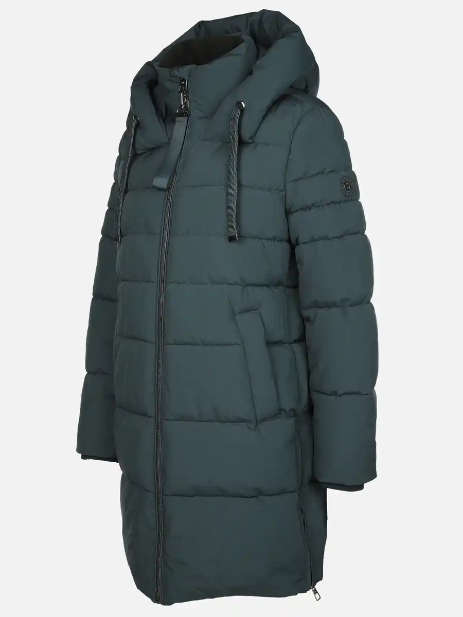 Bild 3 von Damen Steppmantel mit Kapuze Türkis