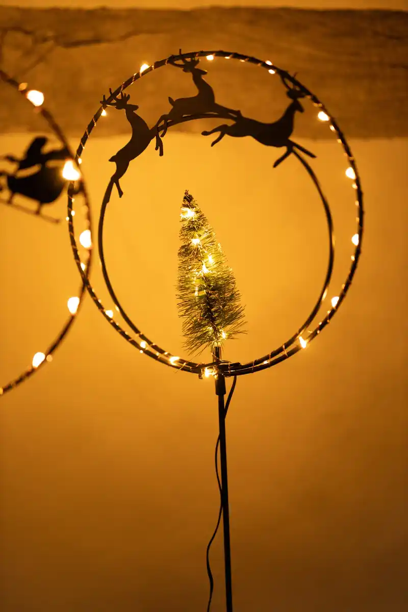 Bild 1 von Weihnachtlicher Gartenstecker 88cm