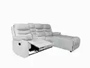 Bild 3 von Relax-Ecksofa mit Funktionssesseln, ca. 237 x 179x 108 cm - Hellgrau