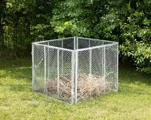 Komposter, Stahl und feuerverzinkt, ca. 80 x 80 x 70 cm