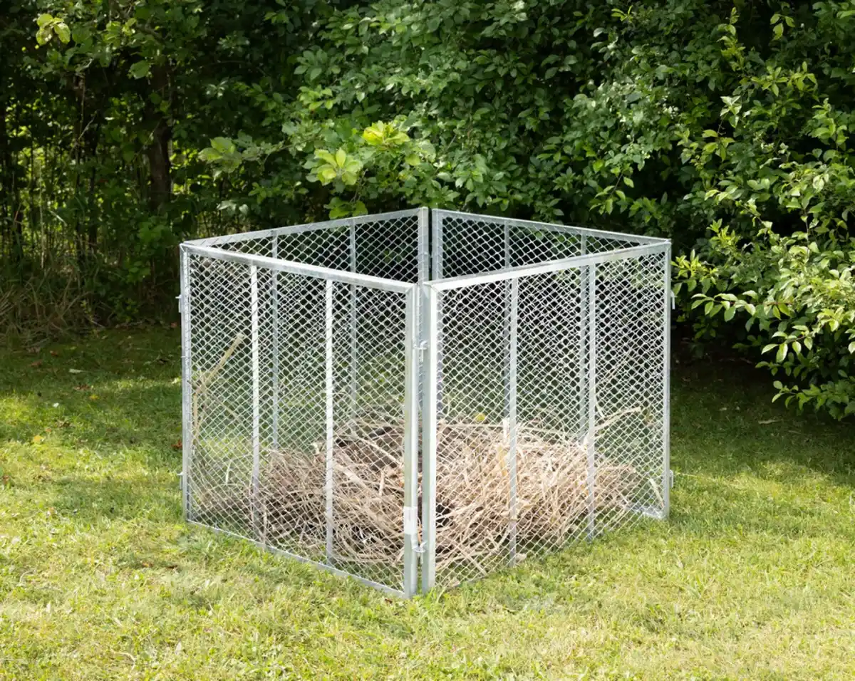Bild 1 von Komposter, Stahl und feuerverzinkt, ca. 80 x 80 x 70 cm