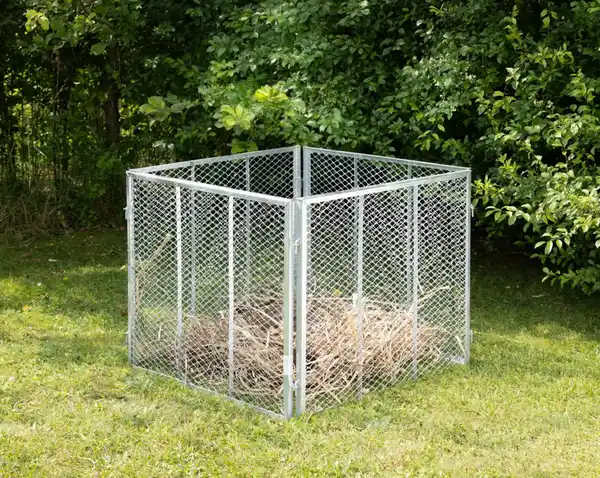 Bild 1 von Komposter, Stahl und feuerverzinkt, ca. 80 x 80 x 70 cm