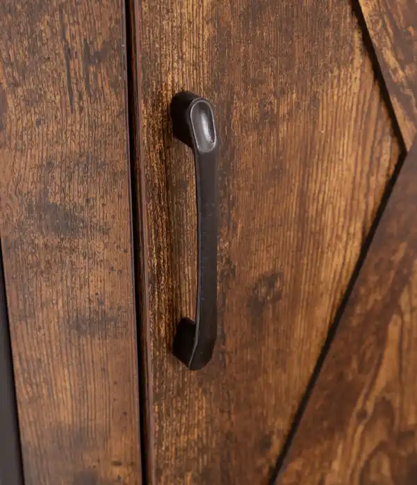 Bild 2 von Wohnzimmerregal, ca. 31,7 x 31,7 x 180 cm - Braun