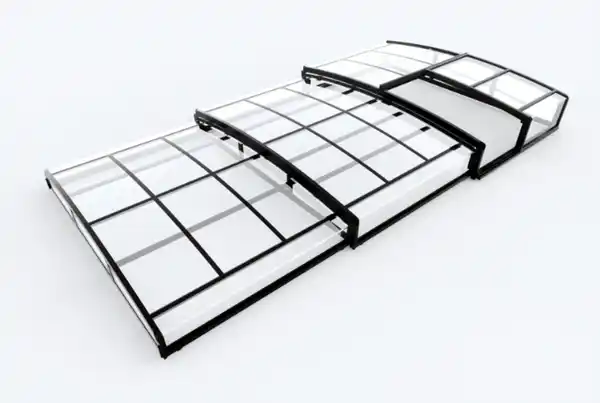 Bild 4 von Poolüberdachung "Aqualina" aus Aluminium, ca. 6,63 x 3,26 x 0,8 m