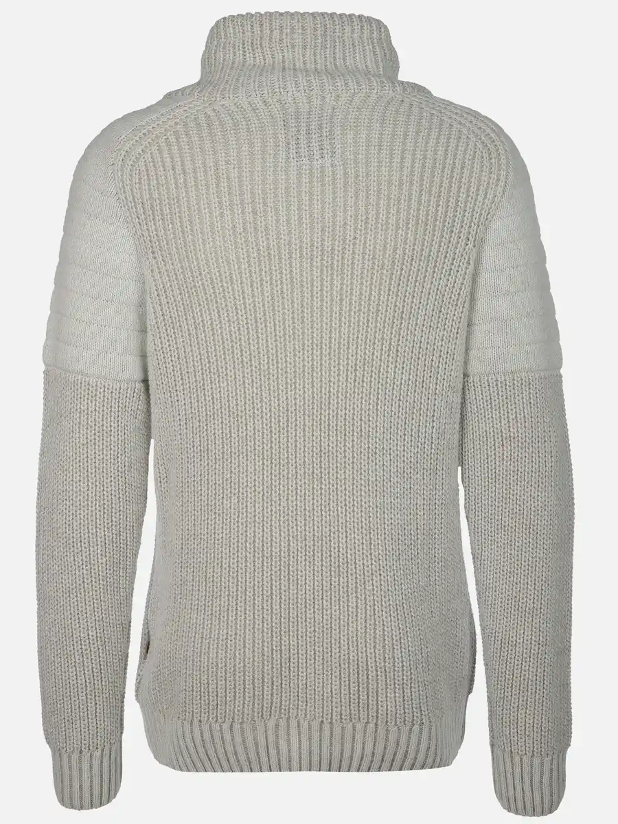 Bild 2 von Herren Pullover mit Schalkragen Weiß