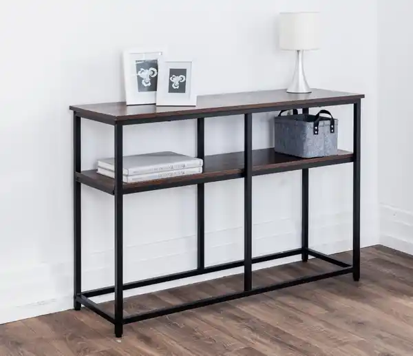 Bild 3 von Flurregal, ca. 105 x 36 x 76 cm - Braun