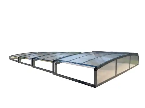 Bild 3 von Poolüberdachung "Aqualina" aus Aluminium, ca. 8,81 x 4,26 x 0,92 m