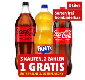 COCA-COLA* oder FANTA*