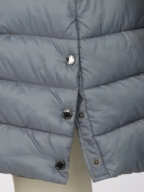 Bild 4 von Damen Steppmantel mit Kapuze Blau