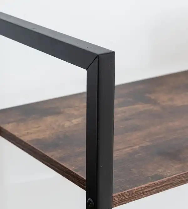 Bild 3 von Wohnzimmerregal, ca. 185 x 30 x 147 cm - Braun