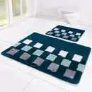 Bild 2 von Mikrofaser-Badteppich 2er-Set - ca. 60 x 90 cm + ca. 60 x 50 cm