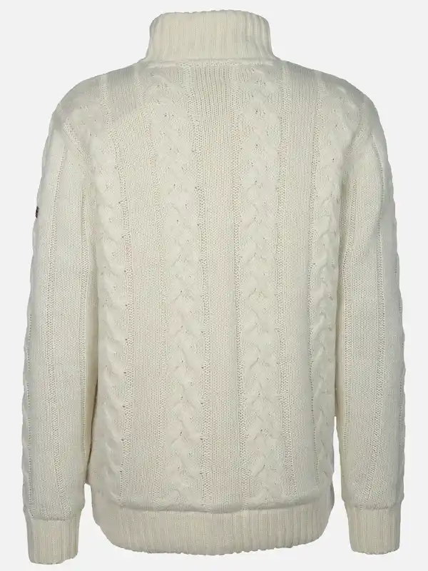 Bild 2 von Herren Strickjacke, warm wattiert Weiß