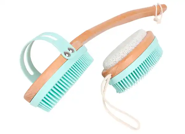 Bild 1 von Badebürste Buchenholz mit Silikonborsten