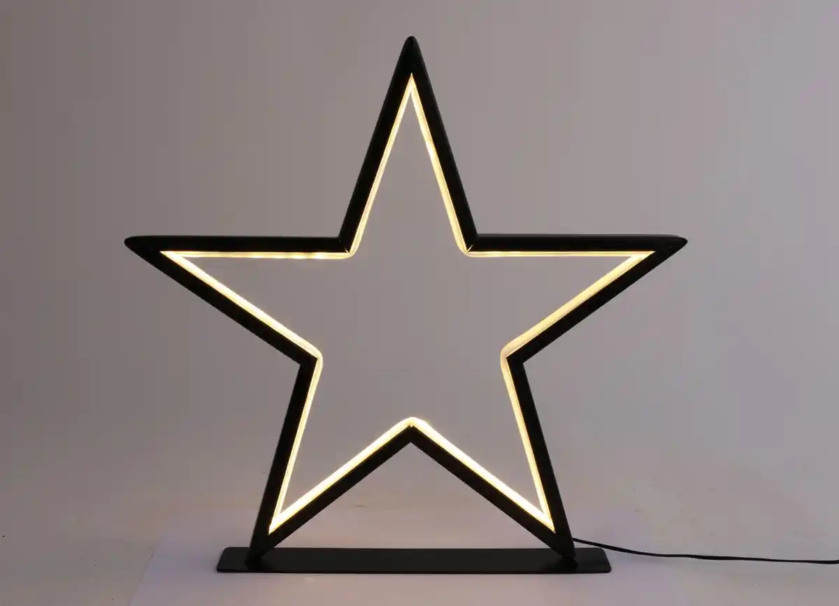 Bild 1 von Outdoor LED-Metallstern 100 LEDs 43cm Warmweiß