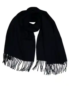 Schal - Schwarz, Schwarz, One size