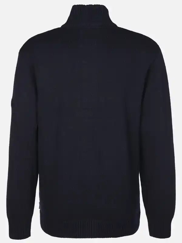 Bild 2 von Herren Stricktroyer mit Zopfmuster Blau