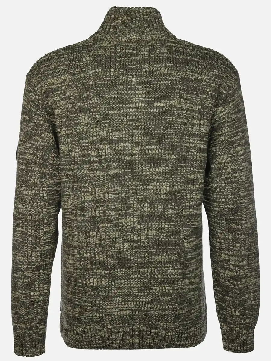 Bild 2 von Herren Stricktroyer mit Zopfmuster Oliv