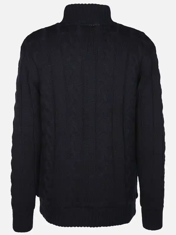 Bild 2 von Herren Strickjacke, warm wattiert Blau