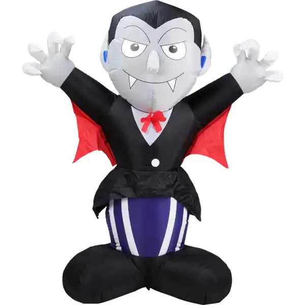 Bild 1 von Aufblasbare Drakulafigur 150 cm mit LED für Innen und Außen