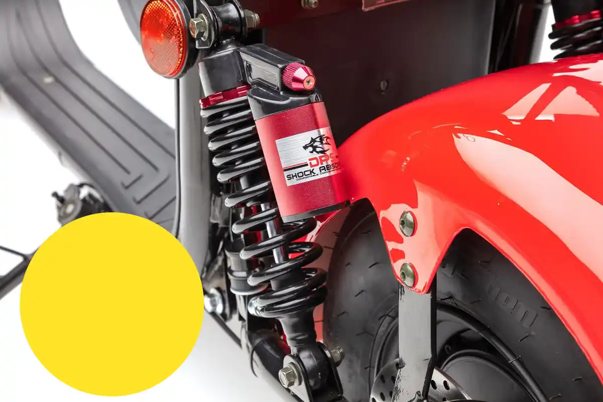 Bild 3 von ECONELO Chopper HR2-2 - 45 KM/H Lithium gelb