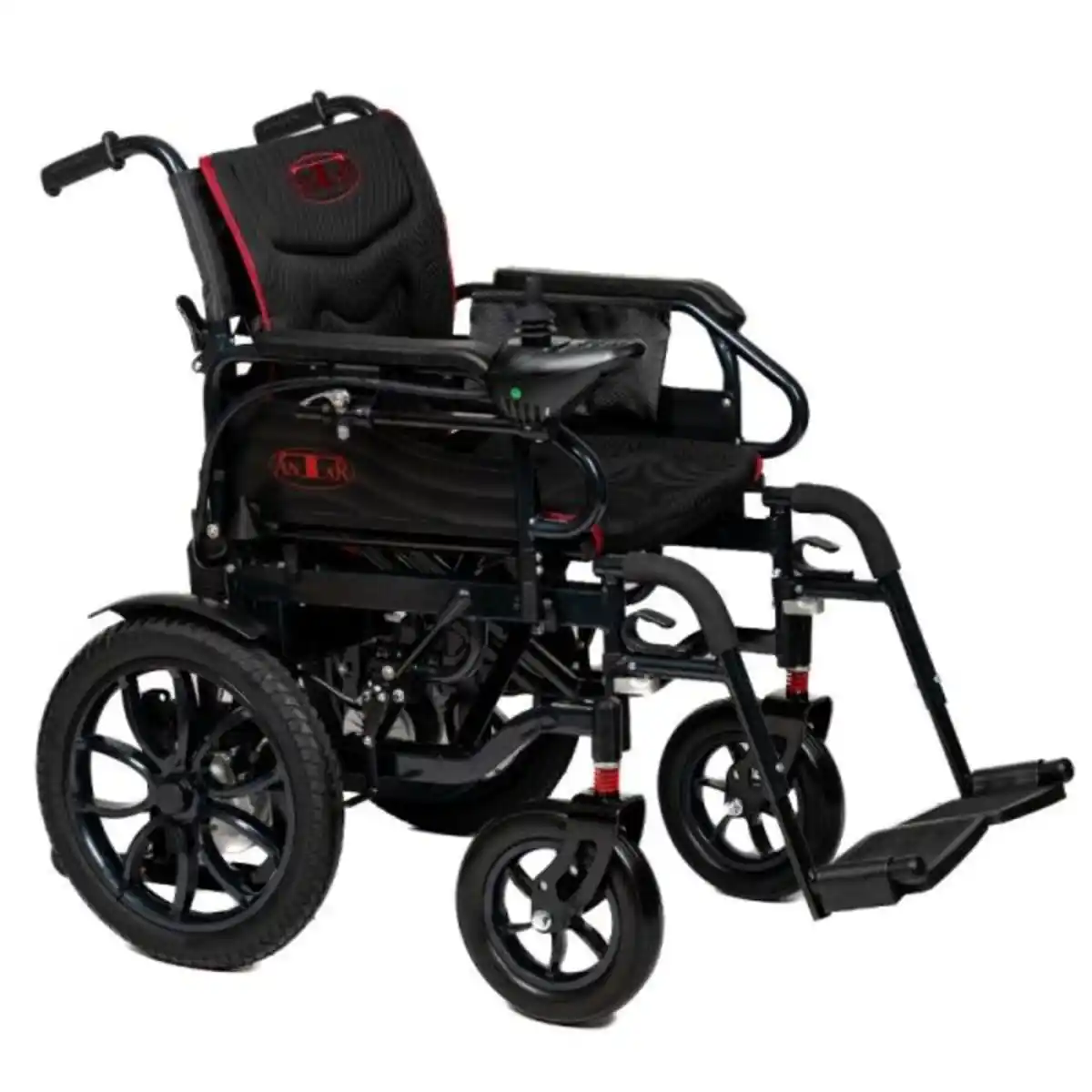 Bild 3 von AT52332 Elektrischer Rollstuhl Schwarz aus Carbonstahl, 2x 250 Watt