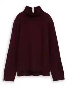 Tom Tailor Damen Strickpullover Rot