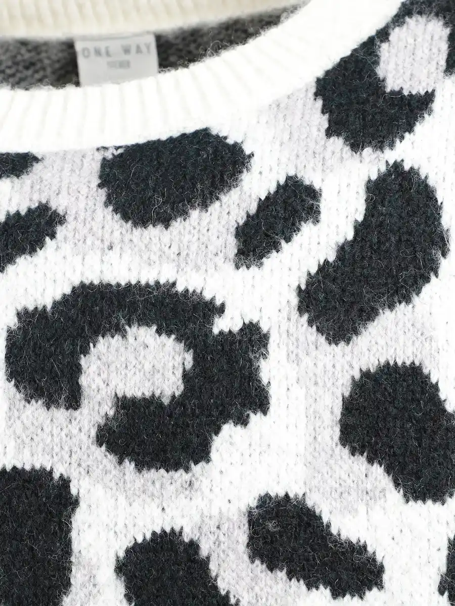 Bild 3 von Mädchen Strickpullover im Loo Look Schwarz