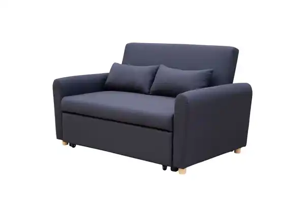 Bild 2 von 2-Sitzer Sofabett inkl. Kissen - Dunkelgrau