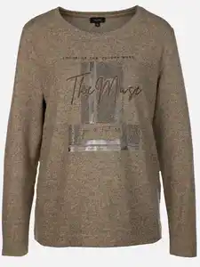 Damen Flauschshirt Braun