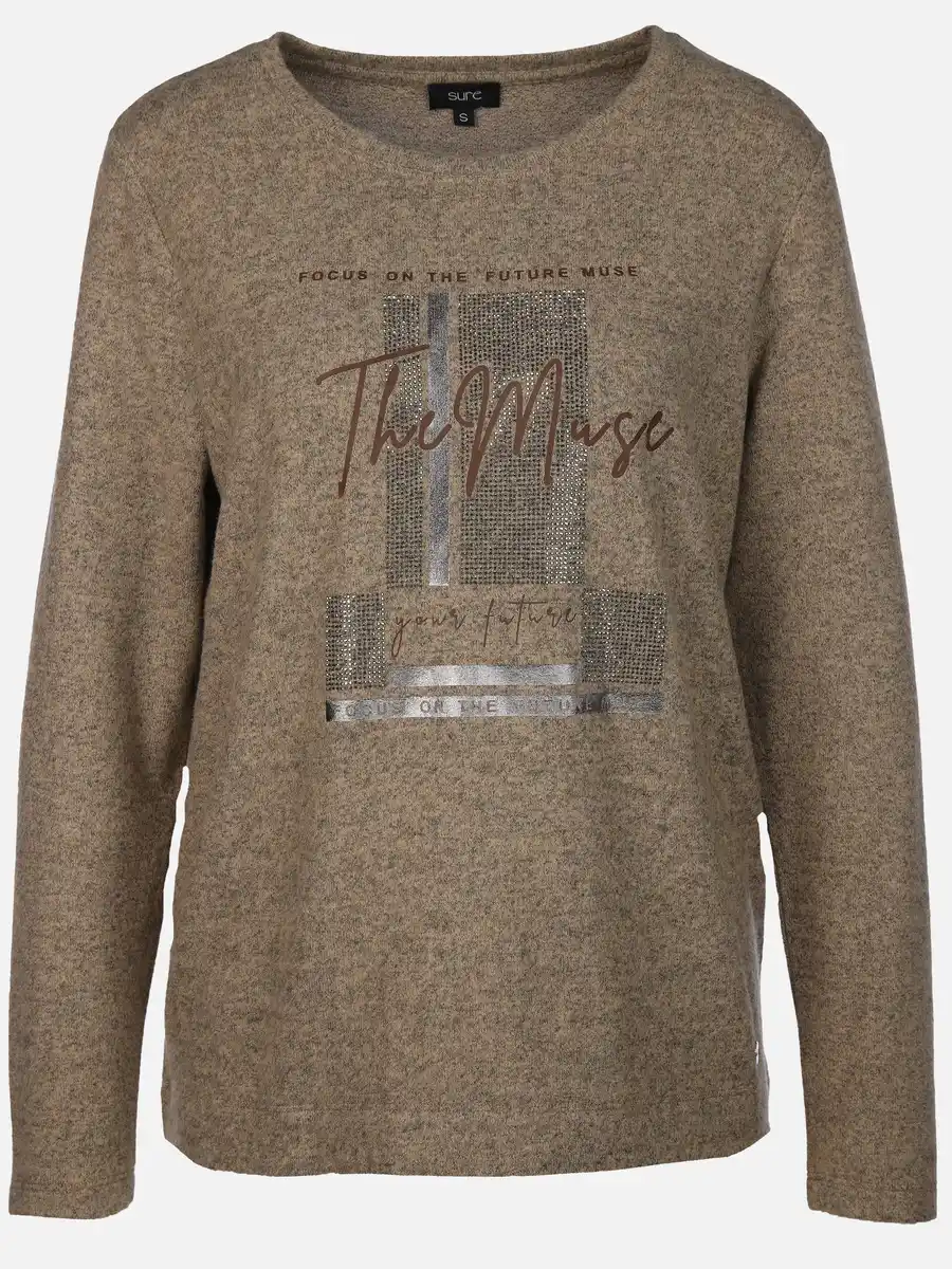 Bild 1 von Damen Flauschshirt Braun