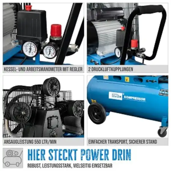 Bild 4 von Kompressor 551/10/100 230 V, Motorleistung 2200 W