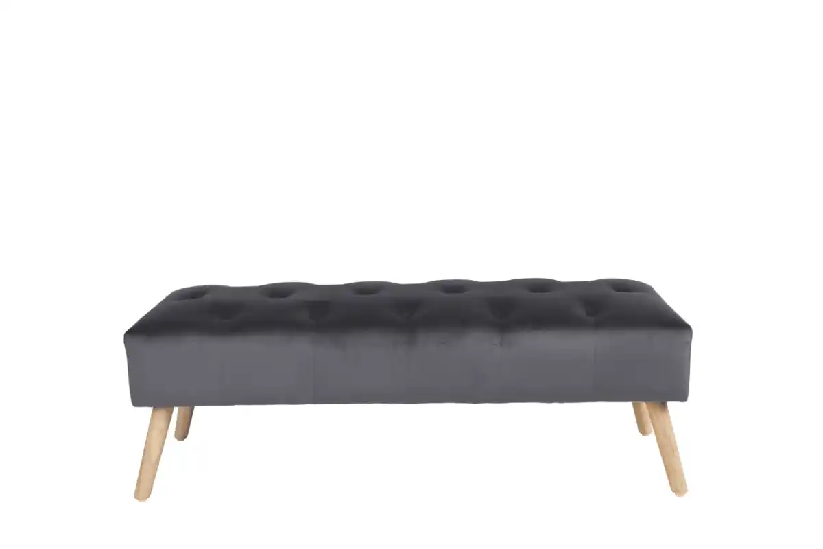 Bild 2 von Hocker, ca. 126 x 49 x 42 cm - Dunkelgrau