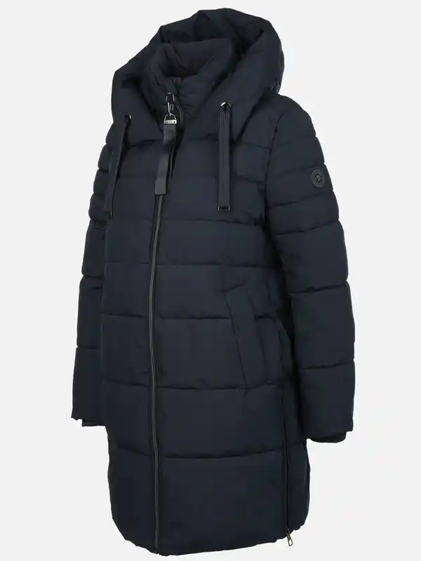 Bild 3 von Damen Steppmantel mit Kapuze Blau