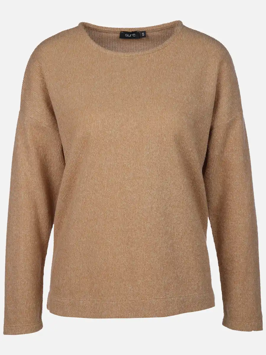 Bild 1 von Damen Flauschshirt unifarben Braun