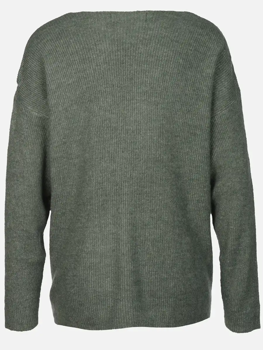 Bild 2 von Vero Moda VMCREWLEFILE LS V-NEC Strickpullover Grün