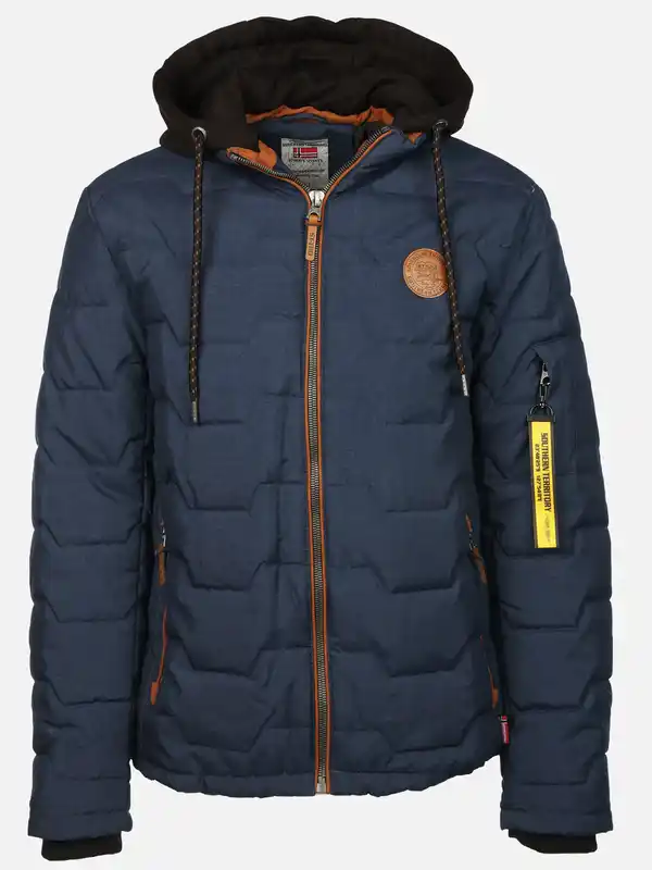 Bild 1 von Herren Steppjacke mit vielen Details Blau