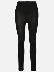 Damen Thermo Leggings Schwarz
